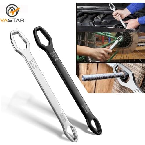 Vastar Universal Torx Wrench Adjustable Glasses Wrench 8-22mm Ratchet Spanner for Bicycle Motorcycle Car Repairing Tools