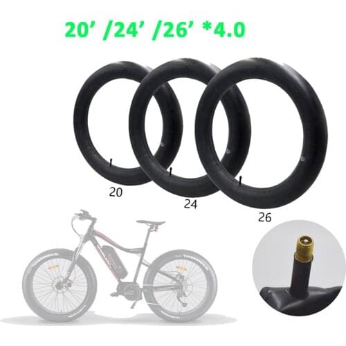 24 26x4.0 Bike Bicycle Inner Tube Tire For Mountain Road Bike Tyre Cycling Tube Accessories For Snow Bike