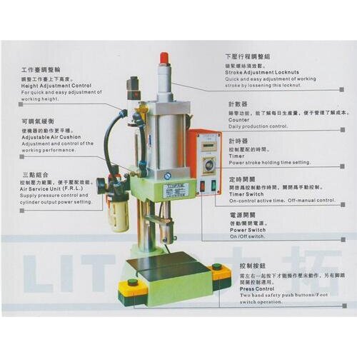 Heavy Duty Hot Stamping Machine on Wood Leather Decaration