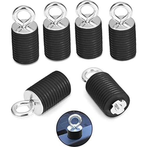 Multipurpose Car Truck Bed Side Wall Anchors 6Pcs Useful Tie Down Anchors Buckle Car Truck Accessories F19A