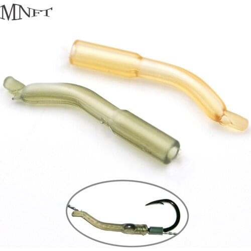MNFT 300 Pcs Carp Fishing Line Aligner Hook Sleeve End Tackle Rig Fishing Swivel