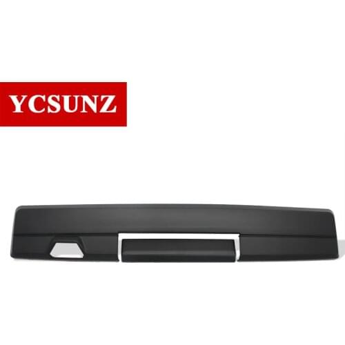 2019 Rear Handle Tail Gate Cover For Mitsubishi L200 Triton 2019 2020 ABS Chrome Black Carbon Car Styling Parts Accessories