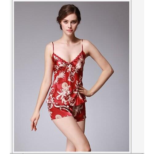 Fashion New Summer Womens Night Robe Bath Gown Faux Silk Nightgown Sleepwear Mujer Pijama Size M L XL XXL Y8646