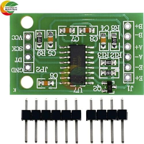 Ziqqucu HX711 Weight Weighing Load Cell Conversion Module Sensors Ad Module for Arduino Microcontroller