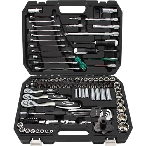 121 pcs Tool Set Hand Tools for Car Repair Ratchet Spanner Wrench Socket Set Professional Car Repair Tool Kits