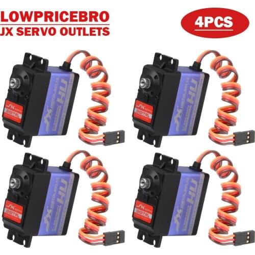 4pcs/set JX Servo CLS6036HV 35kg Coreless Digital Standard Servo for RC Helicopter Spare Parts
