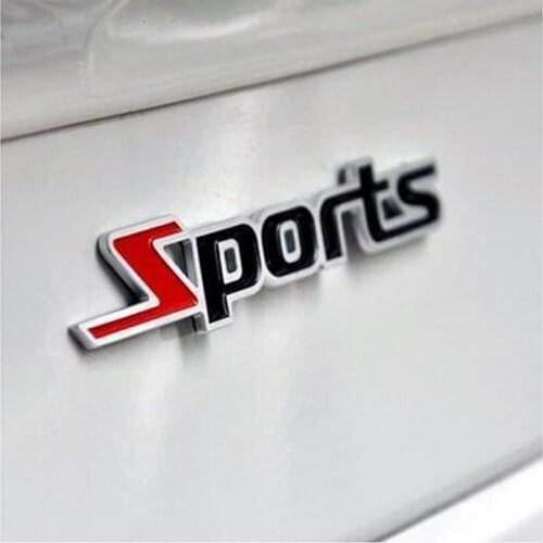 Car styling 3D metal Sports stickers car Accessories for megane 2 trafic mercedes w211 audi a6 bmw m audi a3 8v seat arosa Lada