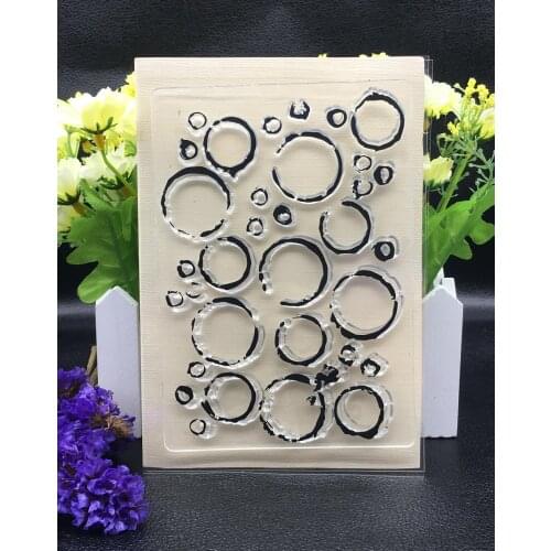 Background stamp Clear Stamp for Scrapbooking Transparent Silicone Rubber DIY Photo Album Decor A322