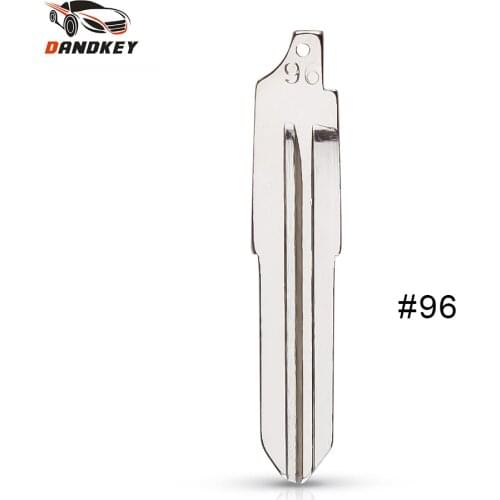 Dandkey 10pcs #96 KD Remote Uncut Blank Metal Blade Type #96 Blade For ChangAn For BMW Mini Replacement Key