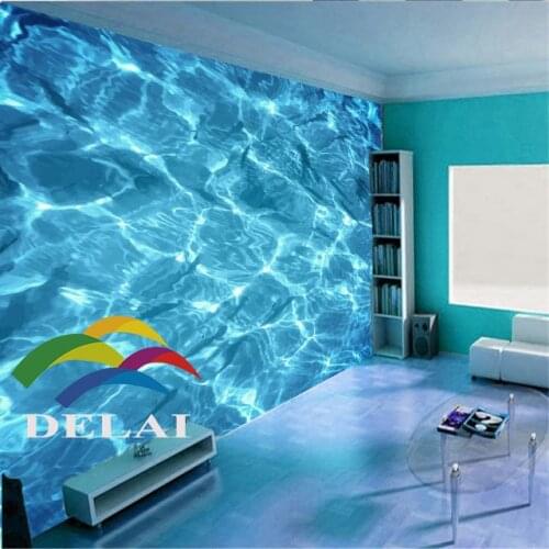 W-27025 water fluid vivd mural wallpaper for TV background ktv bar 3d wallpaper for living room wall decoration