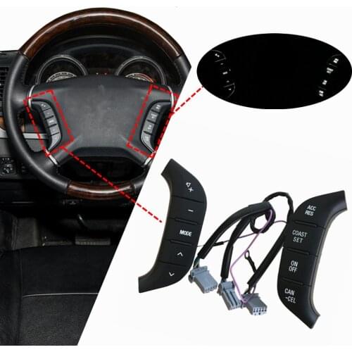 Malcayang Steering Wheel Audio Control Switch Button 8701A383 8701A066 8602A045 For Mistubishi Toyota Pajero 2007-2019