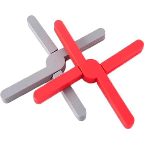 Cross Heat Resistant Silicone Mat Drink Cup Coasters Non-slip Pot Holder Table Placemat Kitchen Accessories Onderzetters