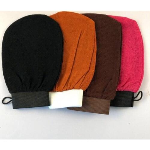 Morocco bath gloves scrubbing exfoliating gloves hammam scrub mitt magic peeling glove exfoliating tan removal mitt LX1183