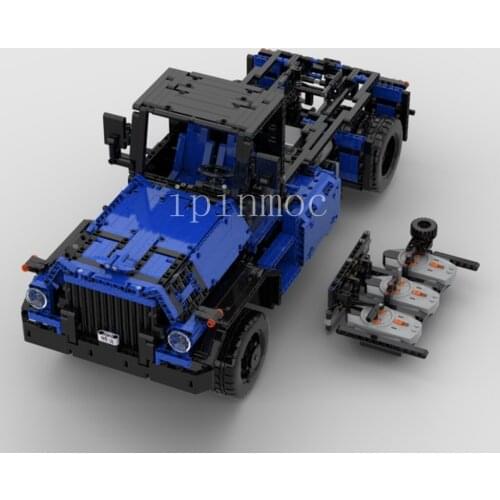 Ing Building Block Technology Mechanical Gear Moc-31430 Remote Electric Assembly American Truck Gearbox Engine Boy Toy Gift