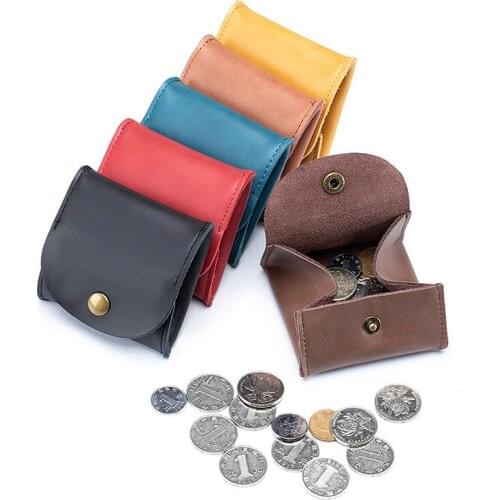 Genuine Leather Mini Coin Purse Headphone Bag Women Fashion Coin Pouch Key Holder Case ID Card Holde Zipper Purses