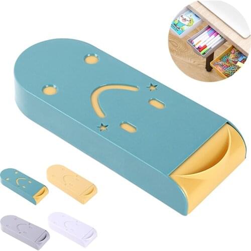 Creative Desk Stick Storage Box Under The Desk Stick Stationery Finishing Box Drawer Storage Box Storage Drawers Home Organizer
