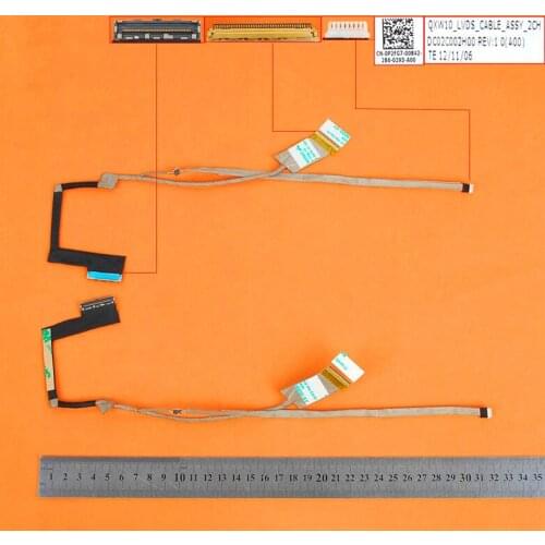 New LCD LED Video Flex Cable For DELL LATITUDE E5530 5530(95%new,with camera connector),ORG P/N :DC02C002H00