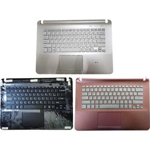 NEW Laptop Palmrest Upper Cover keyboard Touchpad For Sony VAIO SVF142 C29L C1DT A26T SVF143 SVF143A1QT A1RT A23T 29T 26SCW