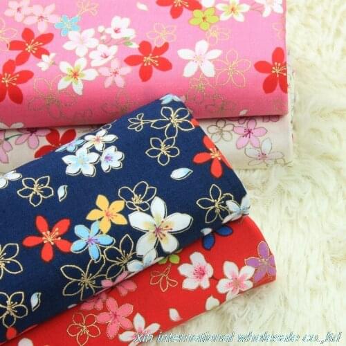 Poplin fabric Gold stamping printing african fabric DIY Hand Bag Fashion Dress clothes cotton fabric