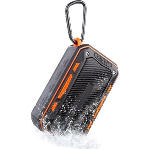 Portable Outdoor Waterproof Wireless Bluetooth Speaker Bass Stereo Subwoofer AUX FM Radio TF Card MP3 Player Handsfree
