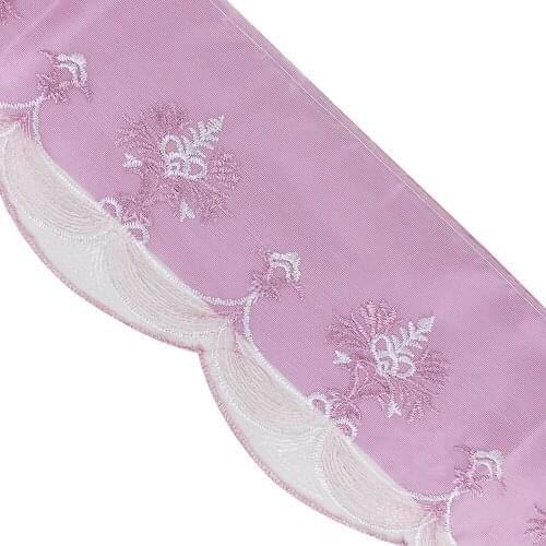 18cm width Lace Embroidery Trim Lace Ribbon Applique Trimming Tape Embellishment Curtain Edging Clothes Decorated Craft 9 yards