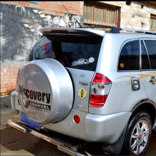 Car Styling ABS Plastic Unpainted Color Rear Trunk Wing Roof Spoiler Decoration For Toyota RAV4 RAV 4 2001 2002 2003 2004