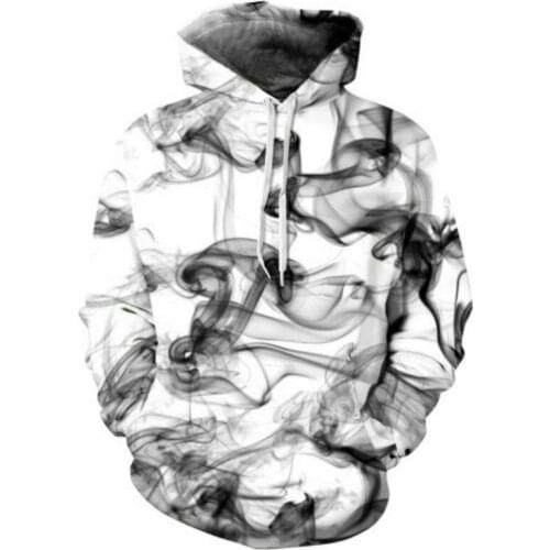 Hoodie Spring 2021 3D Printing Playing Card Smoked Harajuku Mens and Womens Sweatshirt Fashion Long Sleeve Pullover Clothes