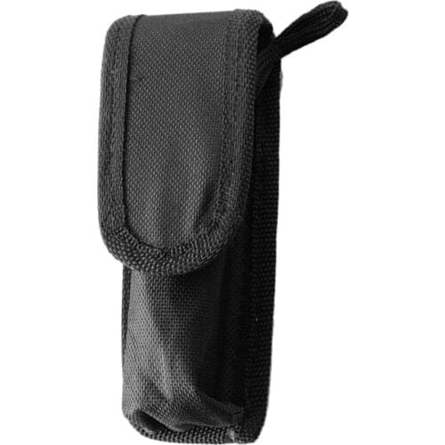 Waterproof Nylon Hunting LED Flashlight Bag Cover Hiking Camping Tool Bag Black Outdoor Sport Flashlight Pouch Holster Case