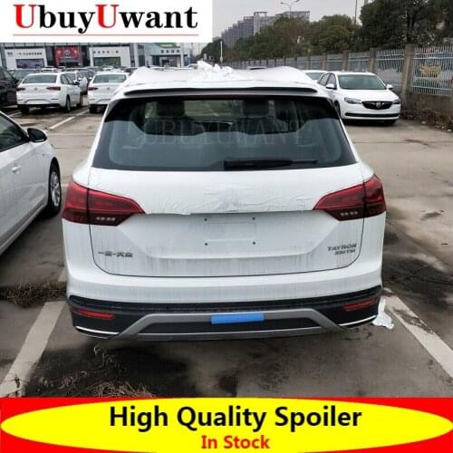 High Quality ABS Plastic Primer Color Car Tail Trunk Wing Rear Spoiler For Volkswagen TAYRON 2018 2019 2020