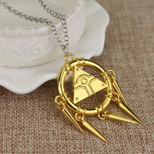 Yu-Gi-Oh! Duel Monsters Ryo Millennium Puzzle Pendant Necklace Cosplay Jewelry Pendant