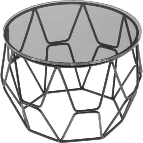 1/6 Dollhouse Play Glass Table Dolls Accessory Miniature Furniture Decor Model Kids Toys for 12'' Action Figure Life Scene