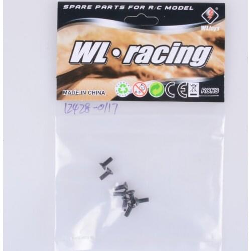 12428 12423 12428-0117 M3*8 Screws WLtoys RC Racing Car Scale Spare Parts Accessories