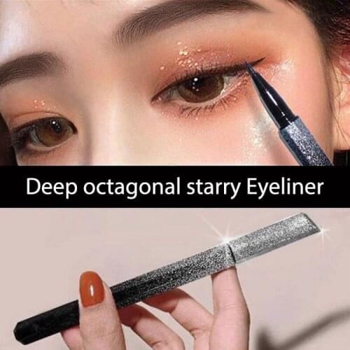 2 Colors Eyeliner Waterproof Long Lasting Fast Dry Liquid Pencil Anti-sweat Smooth Not Easy To Fade Black Brown Eyes Makup TSLM1