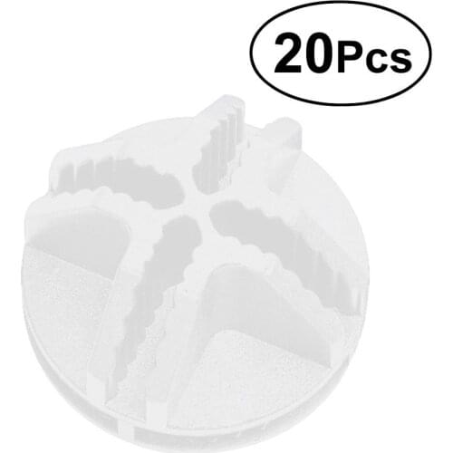 20X/LOT Plastic Connector Wire Mesh Storage Cube Mini Grid Push Snap Corner Kits