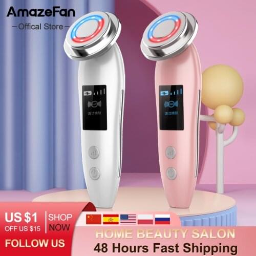 AmazeFan 4 in 1 EMS photon beauty instrument female facial care eye care tool beauty machine skin care instrument beauty instrum