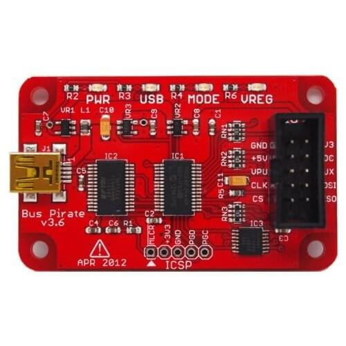 Bus Pirate v3.6 universal serial interface module