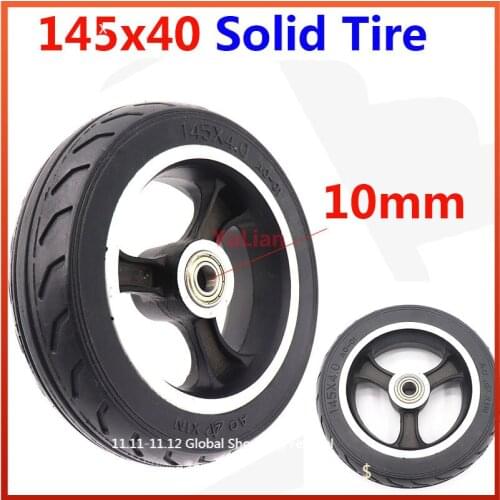 145x40 Fast Wheel Fo Widened Rear Wheel 6 Inch Electric Scooter 145x4.0 Solid Tire 6x2 Aluminum Wheel Tire