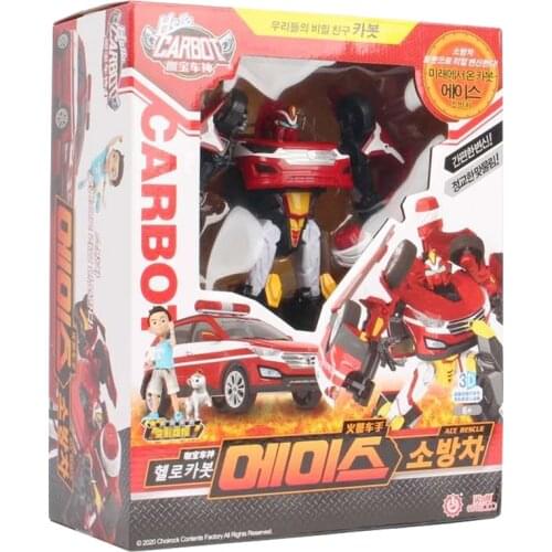 Deformed Car Robot Action Figure Transformation Rescue Giant Rider Korean Cartoon Hello Toys Carbot Model Gift for Boy