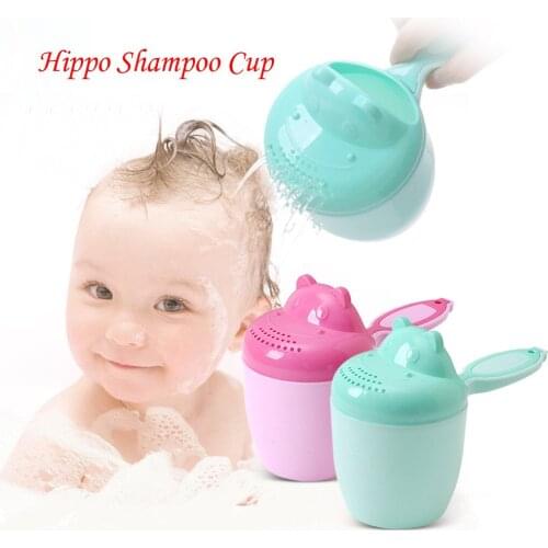 Baby Bath Waterfall Rinser Kids Shampoo Rinse Cup Bath Shower Washing Head Children Bathing Baby Shower Spoons Child Washing