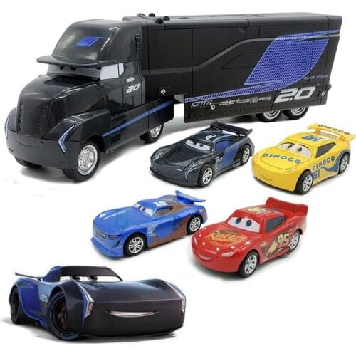 Disney Pixar Cars 3 Jackson Storm Truck Mack Uncle Toys Lightning McQueen Cruz Model Pixar Car Toy Children Birthday Gift