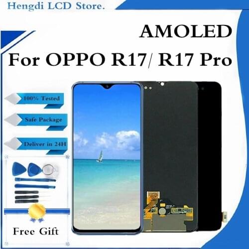 AMOLED Display For OPPO R17 R17 Pro LCD Display Touch Screen Digitizer Assembly For OPPO R17 Pro LCD Screen Replacement