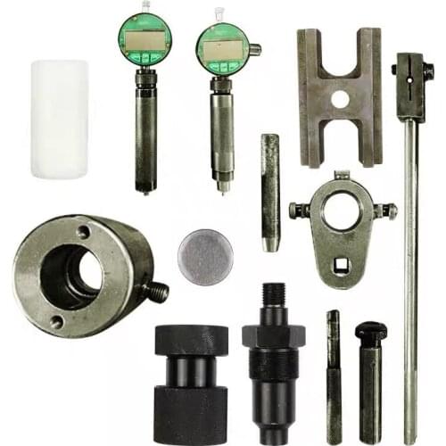 For CAT C7 C9 diesel common rail injector dismantle dynamic stroke travel measuring sealing test tool set, HEUI repair kits