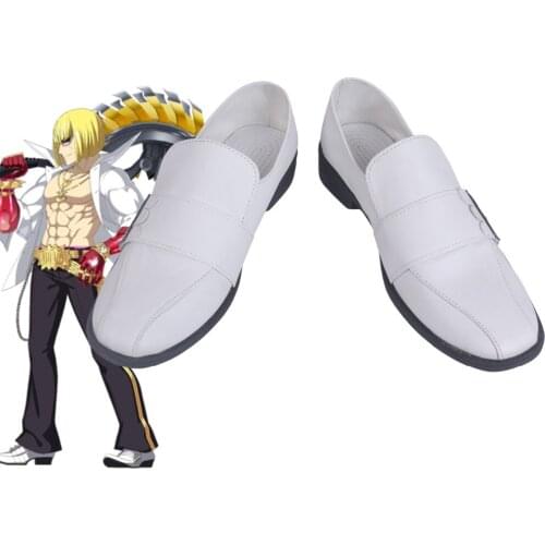 Fate/Apocrypha FGO Sakata Kintoki Cosplay Shoes White Boots Custom Made