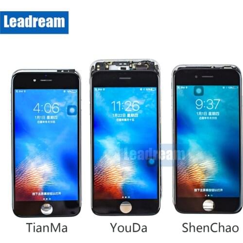 Leadream 50PCS Tianma Youda Tested LCD Display Screen Assembly Replacement for iPhone 6 6s 7 8 Plus free DHL