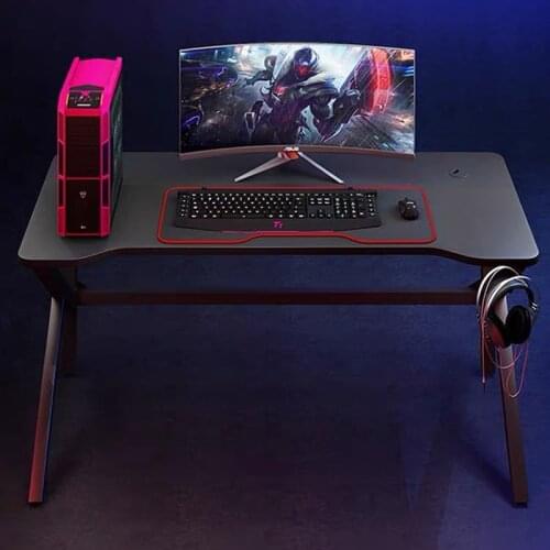 New black fashion game table desktop computer desk family anchor live gamimg desk students dormitory sturdy high-end study table