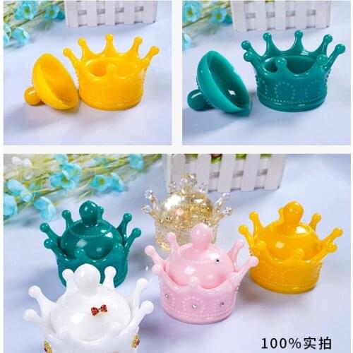 Crystal Epoxy mould Silicone Mold Ashtray Storage Box Multi-function Solid Crown Kitchen Products