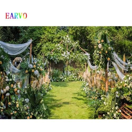 EARVO Modern fashion flower background cloth Wedding decoration wall wallpap Photographic Backgrounds cloth For the Photo Studio