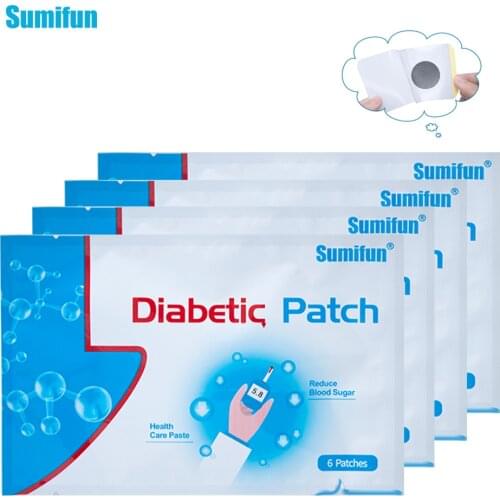 Sumifun 36Pcs Diabetic Patch Diabetes Herbal Diabetes Cure Lower Blood Glucose Treatment Sugar Balance Plaster D1271