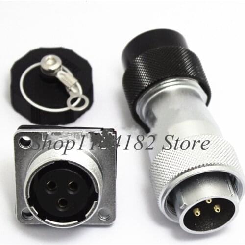 WS20 Type Waterproof 2P 3P 4P 5P 6P 7P 9P 12 pin Automotive Connector Male Socket TD+Z Power Connector IP67