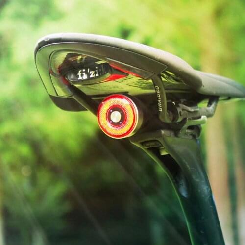 Bicycle Rear Light Cycling Smart Taillight USB Rechargeable Waterproof MTB Road Bike Tail Lights Back Lamp Bicycle Accessories